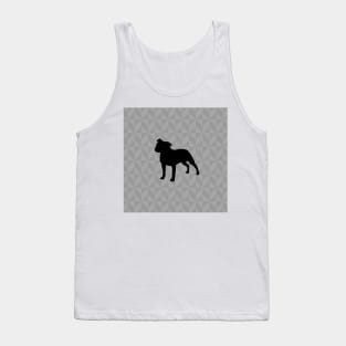 Staffordshire Bull Terrier Dog Lover Gift - Scandi Geometric Silhouette Tank Top